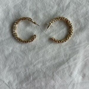 Kendra Scott Gold Hoop Earrings